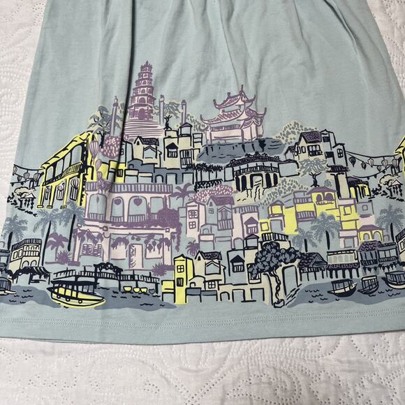 NWT Tea Collection City Graphic Trapeze Dress Size 3 - Picture 3 of 6